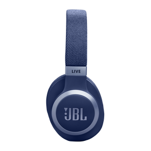 JBL Live 770NC - Blue - Wireless Over-Ear Headphones with True Adaptive Noise Cancelling - Right